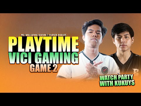 PLAYTIME vs VICI GAMING GAME 2 - WATCH PARTY WITH KUKUYS + JL - PGL Wallachia S7 Closed Qualifs