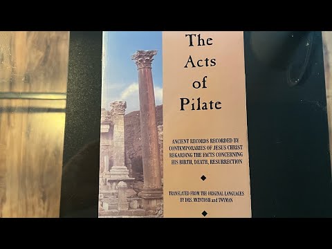 Valleus Paterculus’s notes. Acta Pilati. Pilate’s Report.