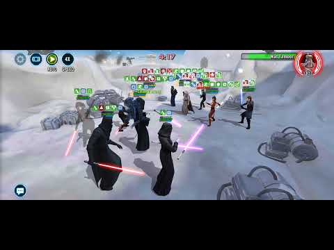 Darth Talon does 100k Damage against JML in Arena SWGOH