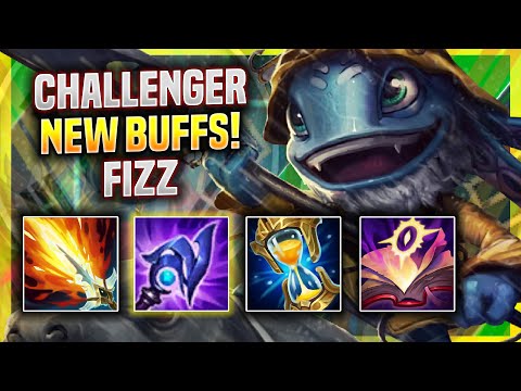THIS KOREAN CHALLENGER TRIES FIZZ WITH NEW BUFFS! - Korean Challenger Plays Fizz Mid vs Jayce!