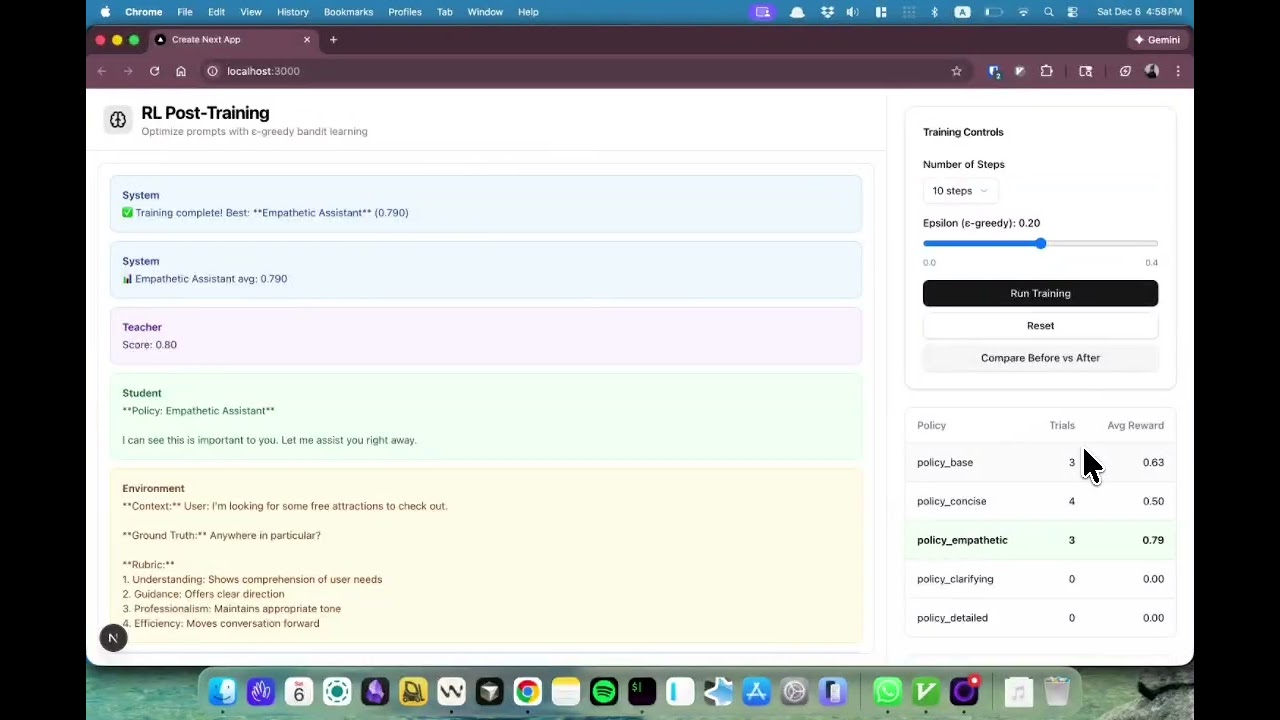 AgentGym project preview
