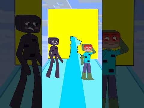 Let Help Enderman Girl Get Steve Man!! #roblox #minecraft #animation #dance