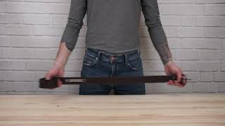 Ремінь чоловічий Grande Pelle 11158 коричневий джинсовий