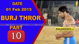 Burj Thror (Bathinda)Kabaddi Tournament 1 Feb 2015 Part 1 by Kabaddi365.com