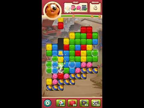 Toon Blast Level 7599 - NO BOOSTERS 🐻🐺🐱 | SKILLGAMING ✔️