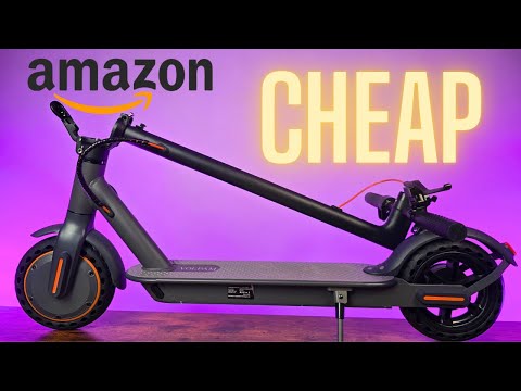 Electric Scooter– 21 Miles Long Range, 350W Motor Electric Scooter Adults, 18 MPH Max Speed, Braking System & 8.5” Pneumatic Tires, Foldable Lightweight Scooter for Commuting & Campus Use video review thumbnail