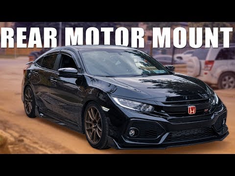 2018 Honda Civic Si - Hasport Rear Motor Mount Install + Review