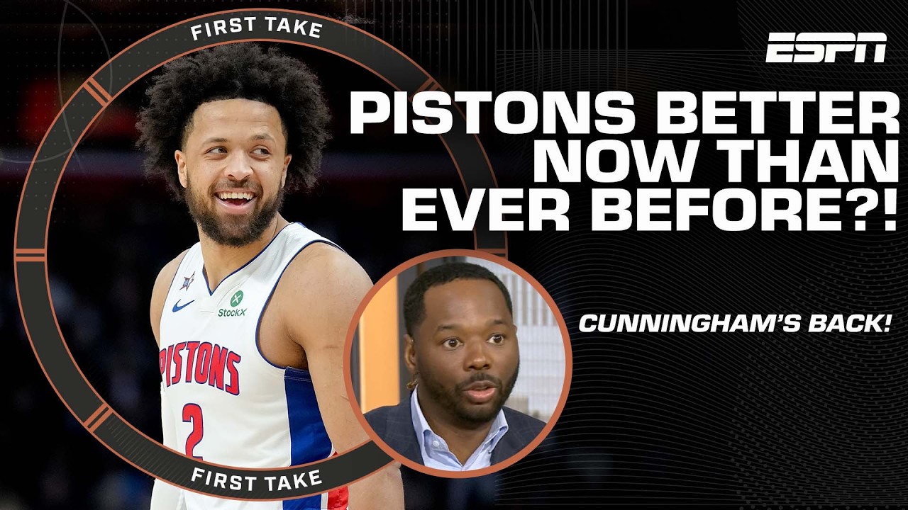The Pistons are better now than before with Cade Cunningham’s absence - Vince Goodwill | First Take