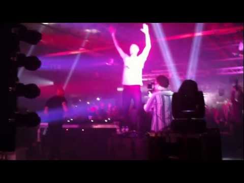 Dada Life - New Years Eve 2013 Dada Land - Stefan Engblom waving Kick Out The Epic - from backstage