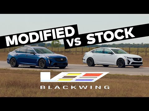 H1000 Blackwing vs. Stock Cadillac CT5-V Blackwing Sedan // Supercharged V8 + Manual Trans