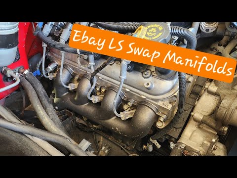 Ebay LS Swap Manifolds on the OBS Silverado.