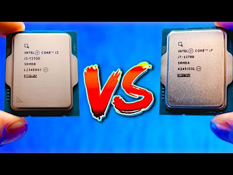 i3 13100 vs i7 13700 for Gaming - $100 vs $400 CPU