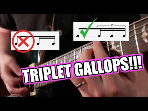 Triplet Gallops!! (Prog Metal Rhythm Lesson)