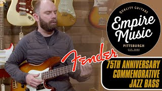 Video thumbnail for Fender 75th Anniversary Commemorative Jazz Bass - EMPIRE MUSIC by Empire Music