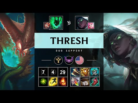 Thresh Support vs Senna: Killing spree - NA Master Patch 14.19