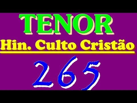 265-  TERÁS  VIDA  EM  OLHAR  PRA  JESUS  -  TENOR