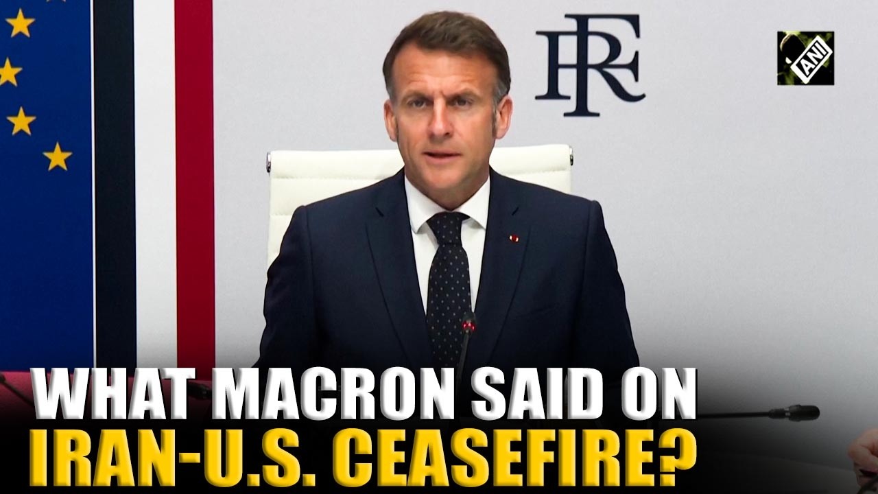 WATCH! French President Macron’s first and bold statement after U.S.-Iran agree to 2-week ceasefire