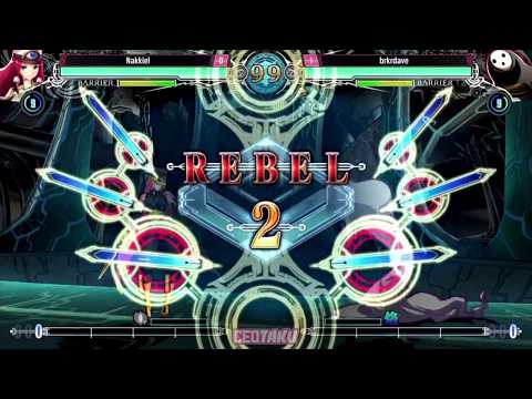 "BBR" BlazBlue CF AT CEOTAKU 2016 - Nakkiel vs brkrdave