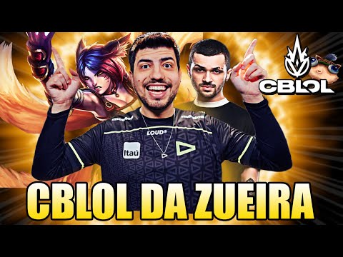DYNQUEDO Melhor AHRI BR e ROBO fazendo 1V9 - CBLOL DA ZUEIRA