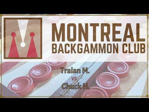 Montreal Backgammon Club - Backgammon night! 2024-05-24 Final - Traian M vs. Chuck H