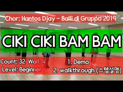 CIKI CIKI BAM BAM (Line Dance) Hantos Djay-Balli di Gruppo