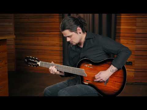 Ortega RTPDLX-ACA-L TourPlayer Series Solid Okoume Body Slim Neck Nylon 6-String Acoustic-Electric Guitar w/Gig Bag For Left Handed Player image 18