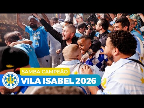 Unidos de Vila Isabel 2026 (4K) | Samba Campeão 🏆🩵🤍