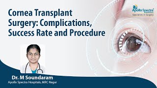 Cornea Transplant Surgery: Complications, Recovery & Procedure by Dr Soundaram, Apollo Spectra