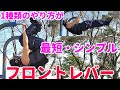 【筋トレ】フロントレバー習得はシンプルトレーニング!