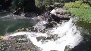 preview picture of video 'Big Falls at Old Stone Fort State Park, Manchester, TN'