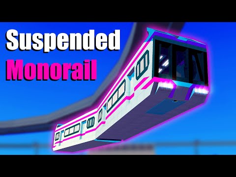 Building a Suspended Monorail in Scrap Mechanic!