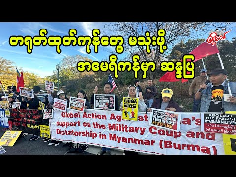 တရုတ်အစိုးရက ထုတ်တဲ့ ထုတ်ကုန်တွေကို မသုံးဖို့ အမေရိကန်မှာ ဆန္ဒထုတ်ဖော်