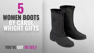 Top 10 Carol Wright Gifts Women Boots [2018]: Carol Wright Gifts chromatics by Totes Snowflake