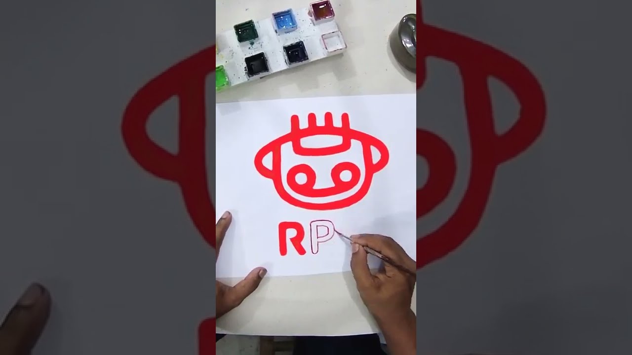 How to draw the Rpc logo #Rpc #shorts