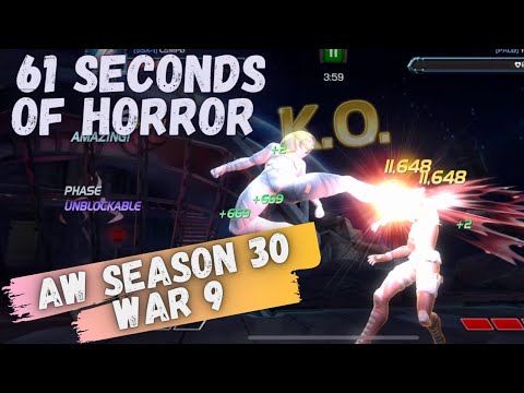 Alliance War Season 30 War 9 - SSx-1 vs. Palo - Elsa and Ghost - Marvel Contest of Champions