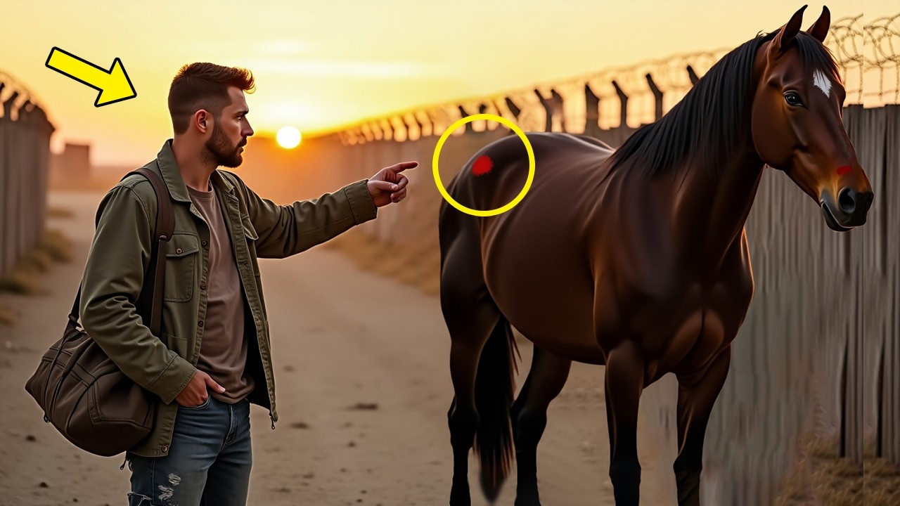 Discharged Veteran Discovers a Shocking Red Mark on a Retired War Horse—His Decision Will Move You