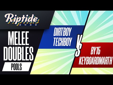 Dirtboy/techboy vs. KeyboardMarth/BY15 - Melee Doubles Pools - Riptide 2022