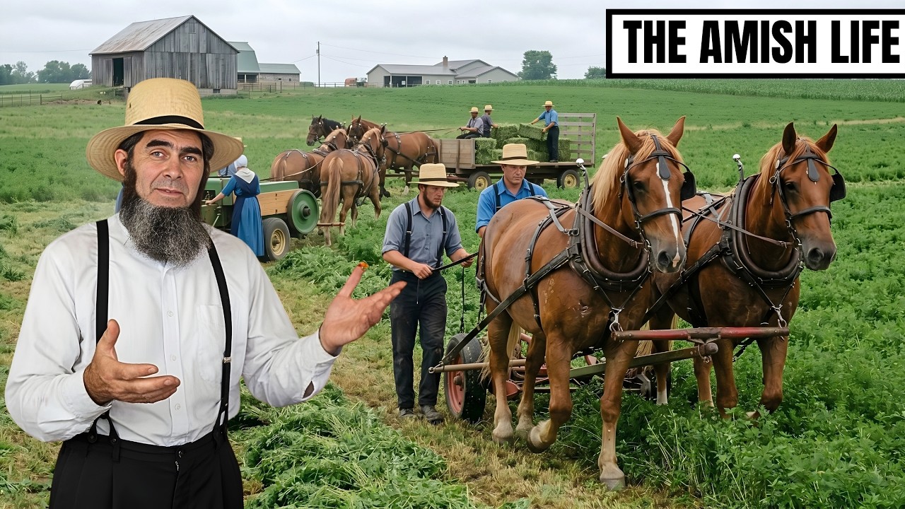When Amish Cut Alfalfa (3rd Time), How Do They Do 80 Acres in 4 Days? | The Amish Life