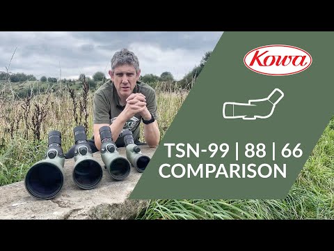 Comparison between Kowa PROMINAR TSN-99/88 and the brand new TSN-66 spotting scopes