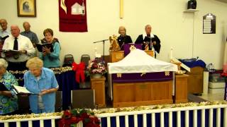 "O Little Town of Bethlehem" .  Congregation sings