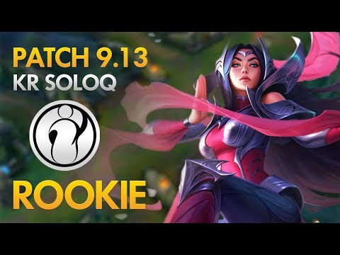Invictus Gaming Rookie - Irelia Mid Lane - KDA 13/4/12