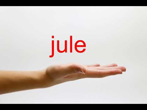 How to Pronounce jule - American English