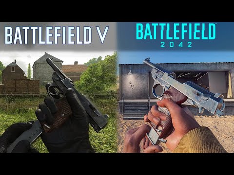BF2042 vs BFV | WW2 Weapons | Battlefield 2042 Graphics & Weapon Comparison