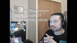 IT: Free Resources To Learn IT Support/Helpdesk