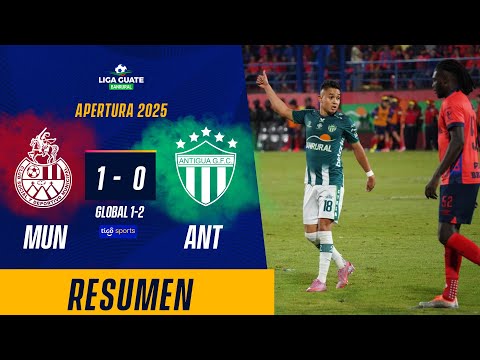 ANTIGUA BICAMPEÓN NACIONAL // Municipal 1-0 Antigua GFC (Global 1-2) Resumen Completo
