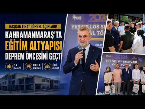 Başkan Görgel müjdeyi verdi: Okul sayısı deprem öncesini aştı