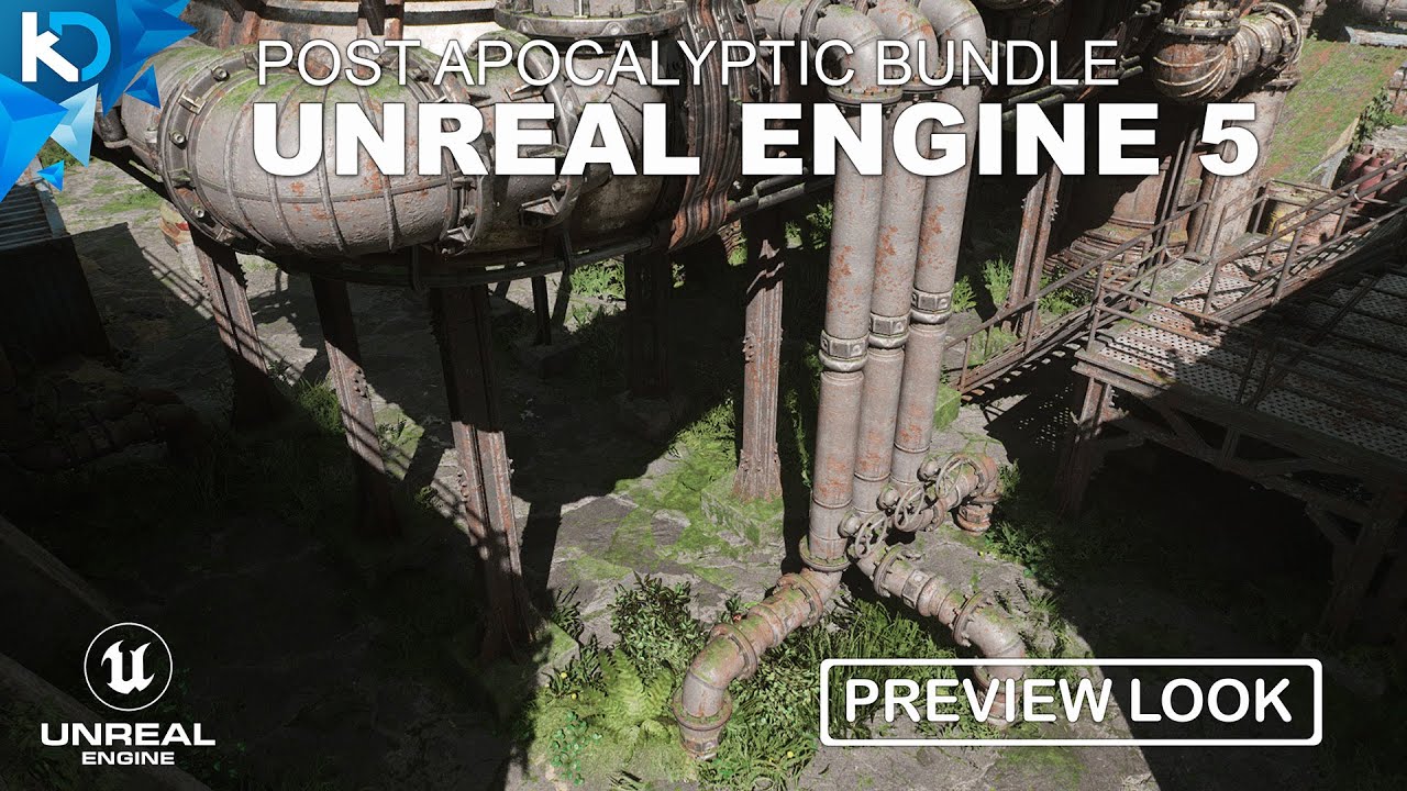 Post Apocalyptic Bundle - Level Overview - Unreal Engine 5 #GameDev #UE5