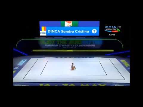 DINCA Sandra Cristina (ROU) -FINAL SENIORS IW Aerobic Gymnastics European Championships 2019