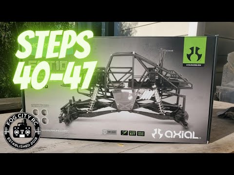 Axial SMT10 Monster Truck.  Raw Builders Kit.  Steps 40-47