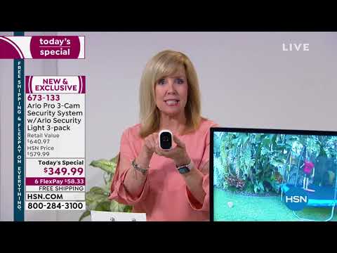 Arlo Pro 3Camera Security System with Arlo Security Ligh...